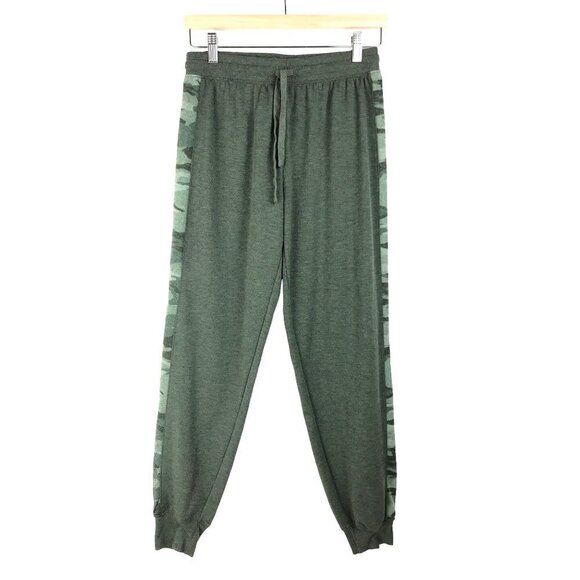 Splendid Green Camo Trim Joggers Size X-Small - Picture 2 of 9